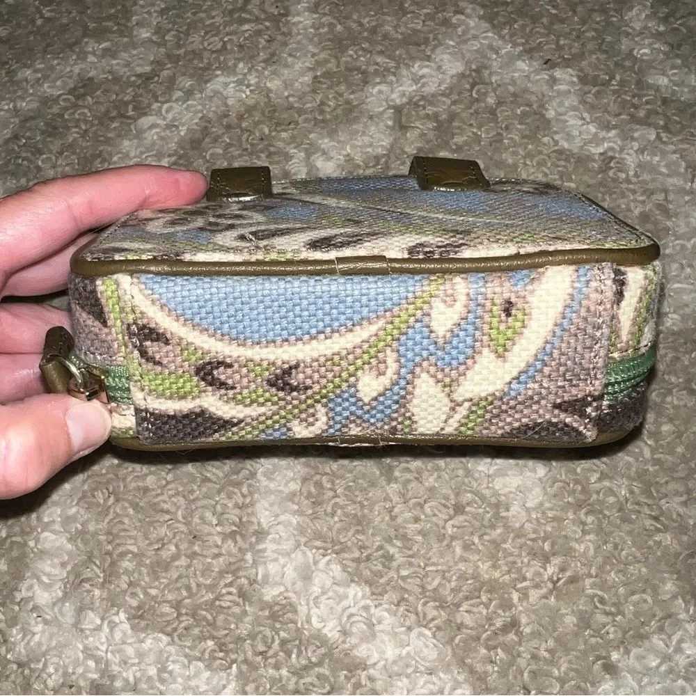 spartina Blue and Green Floral mini case